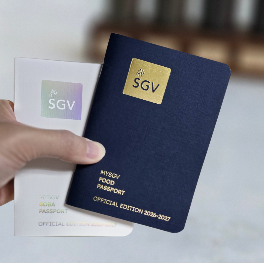 2026-2027 MySGV Food & Boba Passport Bundle - $40